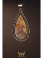 Collection Ranggawijaya - Pendentif en corail fossile d'Indonésie - Forme goutte 13