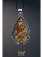 Pendentif palmier fossile goutte 24 – Ranggawijaya | Mystik Boutique