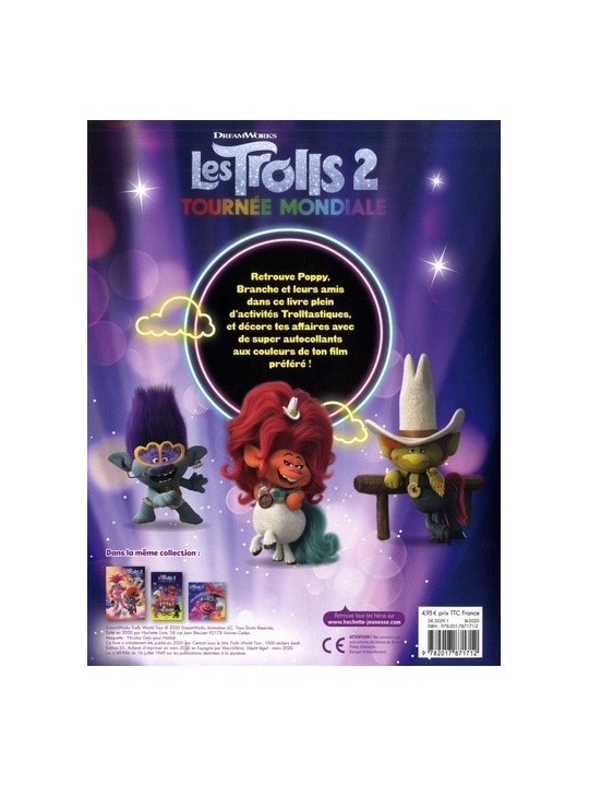 Les Trolls 2 - Tournée mondiale - Activités & Autocollants