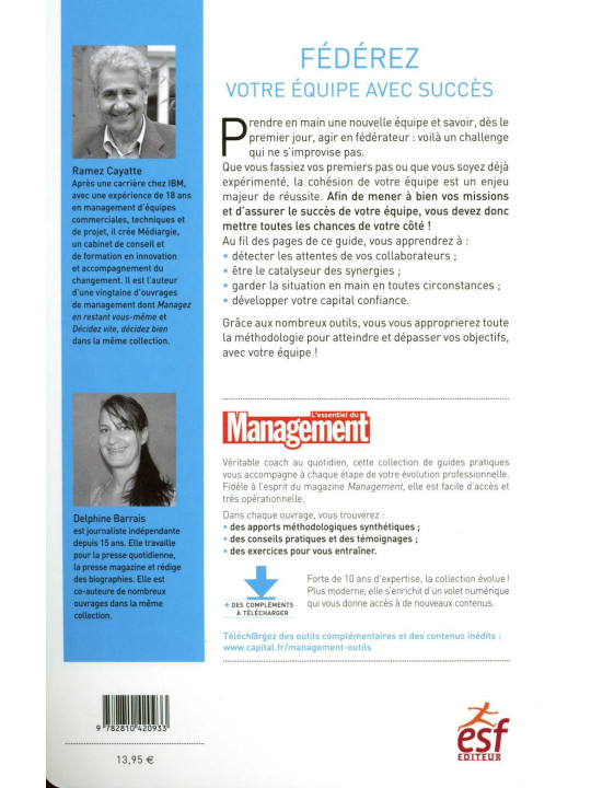 Fédérez votre équipe avec succès - L'essentiel du Management
