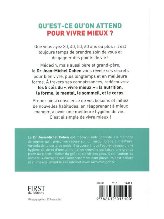 Qu'est-ce qu'on attend pour vivre mieux ? Nutrition, forme, mental, sommeil, corps : les 5 clés de la longévité