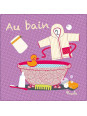 Au bain - Livre tissu