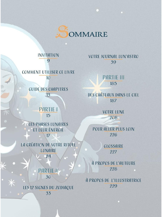Mon journal Lun'Astro - Cheminez avec la lune et les 12 signes du zodiaque pour révéler votre puissance intérieure