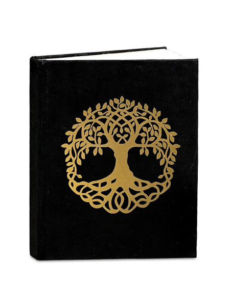 Carnet vierge Arbre de vie en papier Lokta fait main