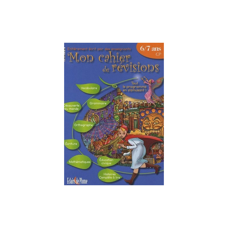Mon cahier de révisions - 6/7 ans CP - Mystik-Boutique.fr, Librairie